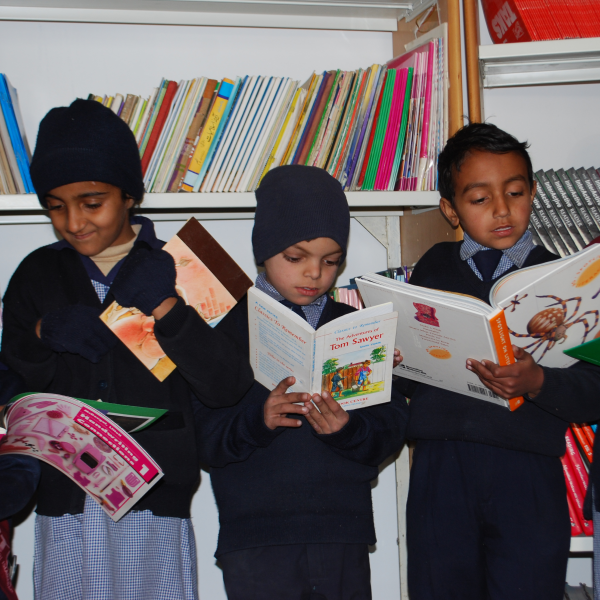 Children reading Books